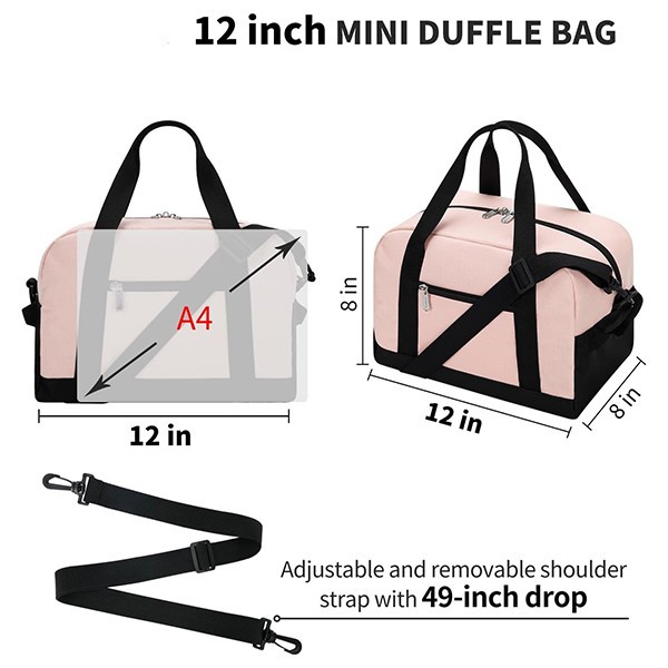 Mini Duffle Sport Gym Bag